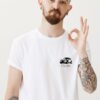 “I Love Mini” T-shirt featuring a black & white Mini Cooper vector, made from premium 220 GSM cotton for ultimate comfort and durability. Mini Cooper T-shirt