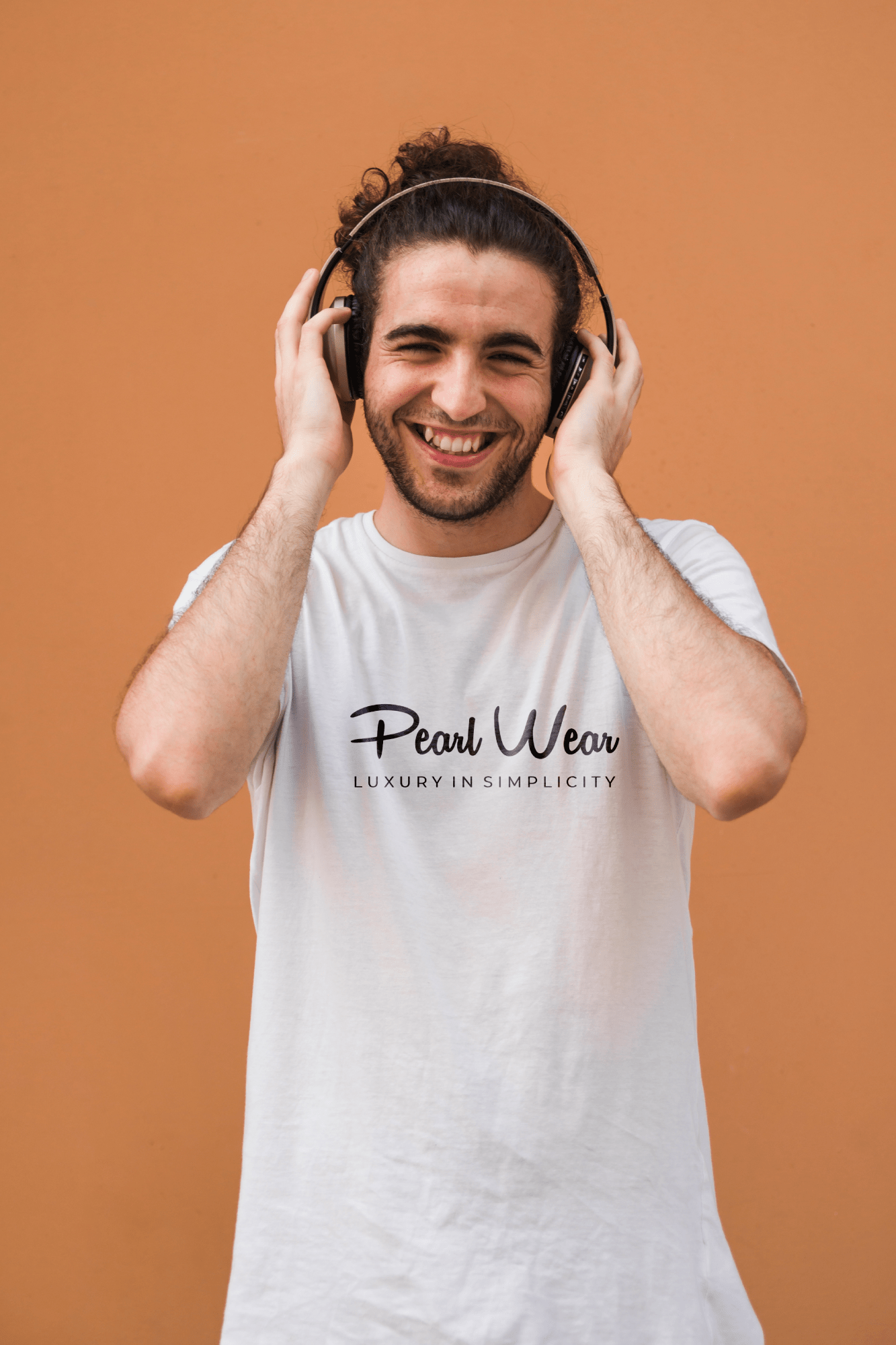 a man wearing headphones