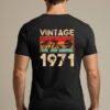 Vintage 1971 T-Shirt with retro-style text printed on the back.