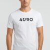 AURO Lion Graphic T-Shirt Black AURO T-Shirt with a vibrant, artistic lion print on the back and AURO branding on the front.
