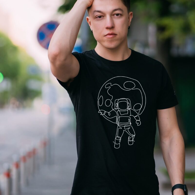 Astronaut in Space T-Shirt