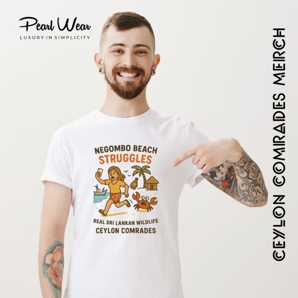 Negombo Beach T-Shirt Ceylon Comrades Negombo Beach T-Shirt