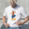 Kandyan Dancer T-Shirt showing Sri Lankan traditional dancer on white background