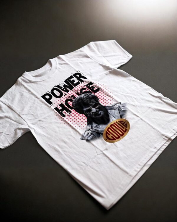 Coolie Power House T-Shirt Rajinikanth fan graphic design