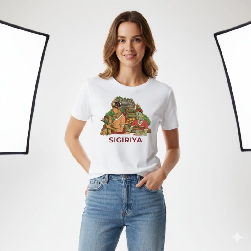 Sigiriya Lion Rock T-shirt The Majestic Icon Sigiriya Lion Rock T-shirt